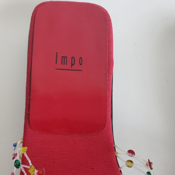 Vintage Impo Bravo Mesh Multicolor Sequin Slides Size 10M - Picture 5 of 11